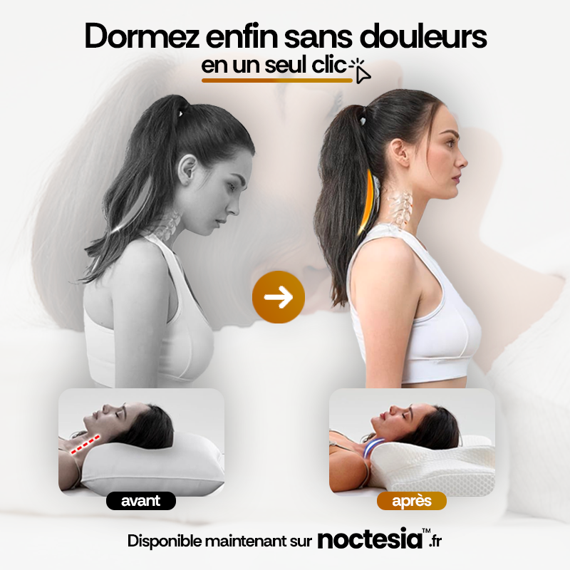 Oreiller ergonomique Noctesia™