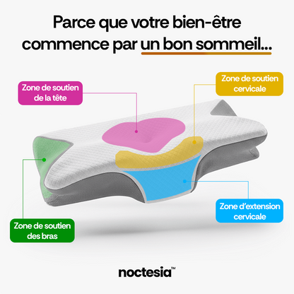Oreiller ergonomique Noctesia™